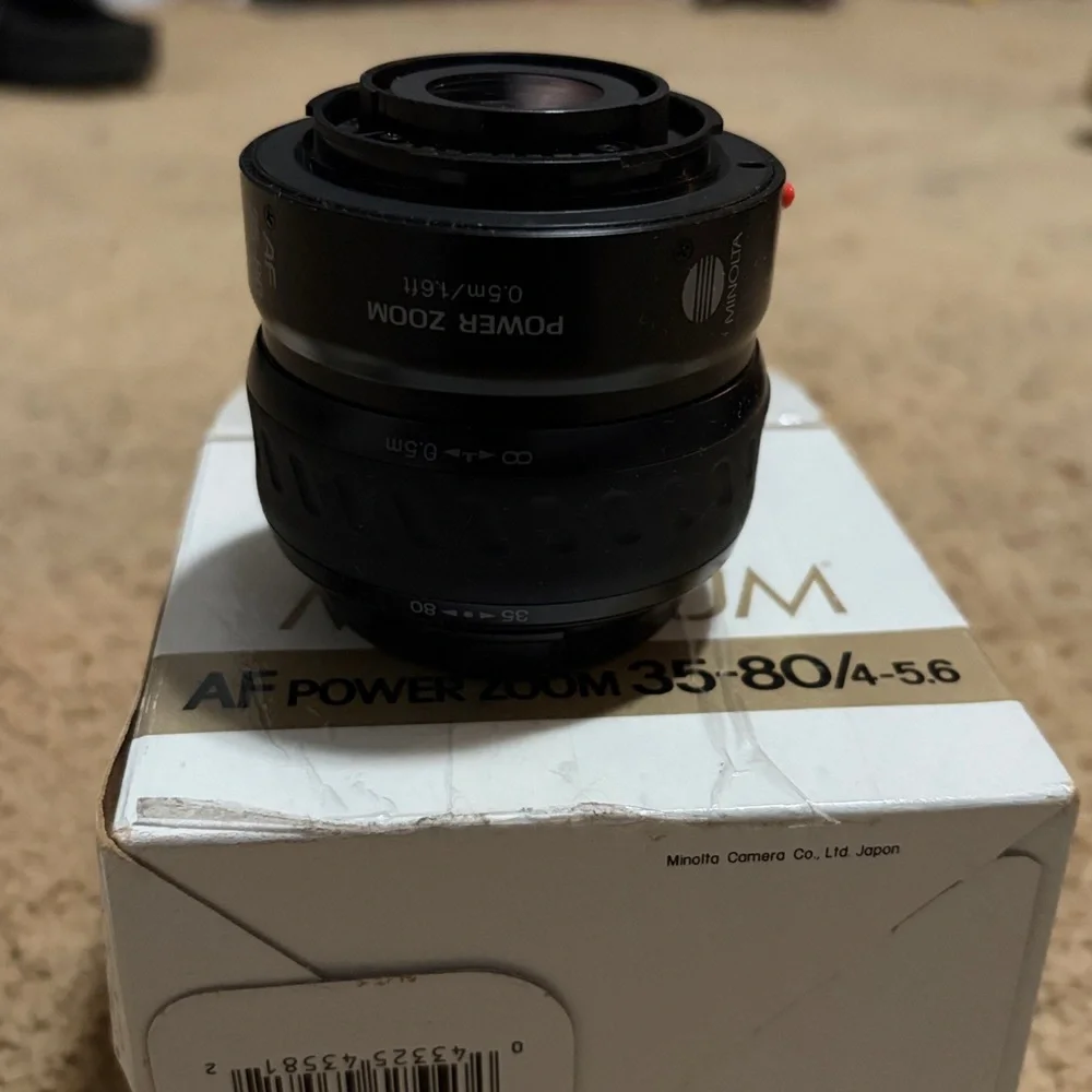 Camera Lens with Packaging